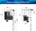 DaToo Aquarium Filter Hang On Waterfall Small Fish Tank Filter Quiet 66GPH 3W Adjustable Fish Tank Filters with Bio-Foam for 2 to 8 Gallons Aquariums