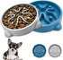 2 Pack Non-Slip Slow Feeder Dog Bowls, Durable Puzzle Feeder for Puppy and Small Dogs, 1 Cup, BPA Free