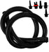 Durable Plastic Kayak Inflator Hose Attachment - Black