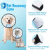 Supet Adjustable Dog Cone Collar for After Surgery, Comfortable Recovery Collar for Large Medium Small Dogs