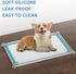 IMMCUTE 16" 24" 8 Pee Pad Holder, Soft Silicone Puppy Pad Holder Fits Up to x Pee Pads, Non-Slip High Edge Potty Pad