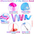 Gymnastics Ribbon 2 Pack, Colorful Dance Band with Stick, Ideal for Children’s Birthday Party or Christmas