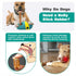 JKWLBTC Dog Food Puzzle Toy Adjustable Treat Dispensing Food Dispenser Slow Feeder Bowls Puppy Enrichment Toy Ball Dog