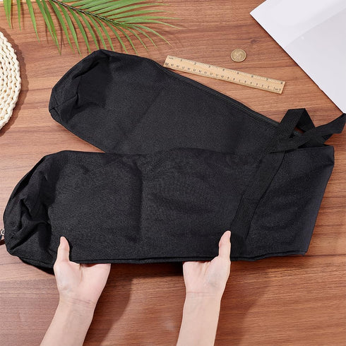 39.37 Inch GORGECRAFT Black Portable Chair Bag Large Oxford Cloth Folding Heavy Duty Waterproof Camping Chairs Carry
