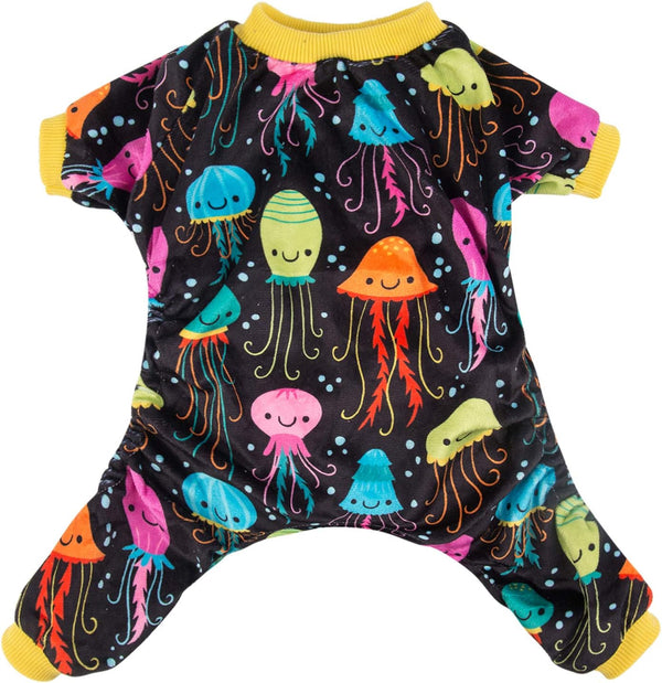 CuteBone Soft & Stretchy Dog Pajamas, Cozy Pet Jammies for Small Dogs, Easy-On Pullover Design