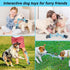Dog Rope Toys, 3 Knots Chew Rope Toy for Medium and Small Dogs, Natural Cotton Pull Rope for Tug of War