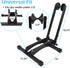 Lumintrail Foldable Bike Floor Storage Stand for Mountain and Road Bicycles
