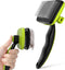 Pecute Self-Cleaning Slicker Brush for Dogs, Cats, Lightweight Brush for Shedding and Grooming, Removes Loose Fur