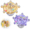 Hpmjz 2 Pcs Bird Toys for Parakeets, Colorful Spin Wheel Toy, Interactive Bird