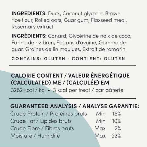 Crumps' Naturals Mini Trainers, Semi-Moist Duck, 10.6oz