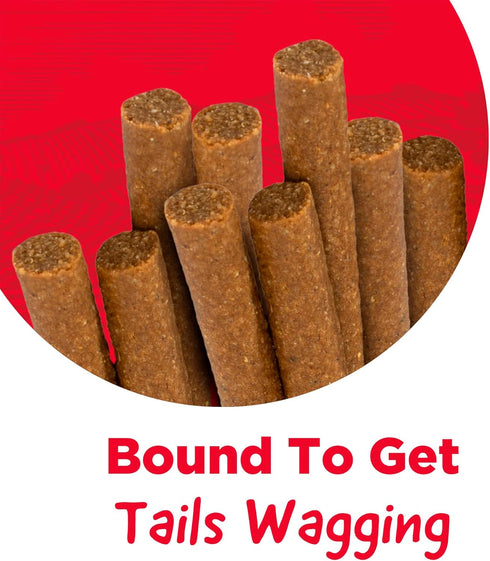 Country 25 oz Kitchen Beef & Turkey Meaty Sticks Soft Chew Dog Treats, Great Tasting, Made with Real Beef & Turkey
