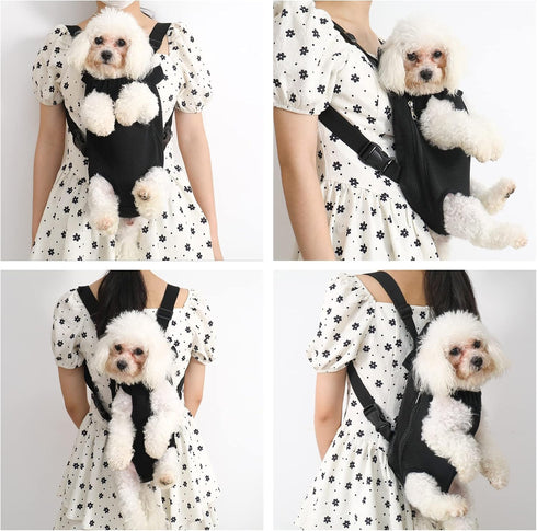 Pet Carrier Backpack, Adjustable Dog Carrier for Hiking and Travel, Dog Front Carrier, Puppy Backpack