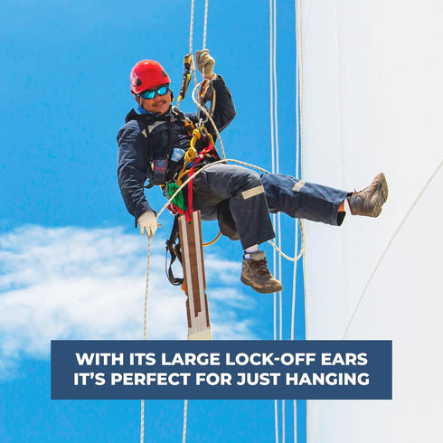 Rock-N-Rescue Steel Rescue 8 with Ears - Rescue Gear for Arborists and Outdoor Adventurers