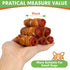 MON2SUN 3 Inch 21.16oz Rawhide Free Dog Treats, Triple Flavor Chicken Wrapped Duck and Beef Rolls for Small Dogs