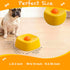 SUJEB 3/4 Interactive Slow Feeder Dog Lick Bowls for Liquid Treat Entertained Ball-in Bone Broth Dog Lick Bowl, Cup
