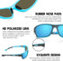 KUGUAOK Polarized Sports Sunglasses for Men, 100% UV Protection Goggles for Driving and Fishing