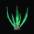 Glowing Fish Tank Decorations, 4 pcs Glow Aquarium Ornaments (Purple Coral, Rainbow Sea Urchin, Green Kelp, Pink