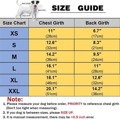 Dog Jean Jacket, Blue Denim Lapel Vest Coat Costume for Small Medium Dogs and Cats (L)