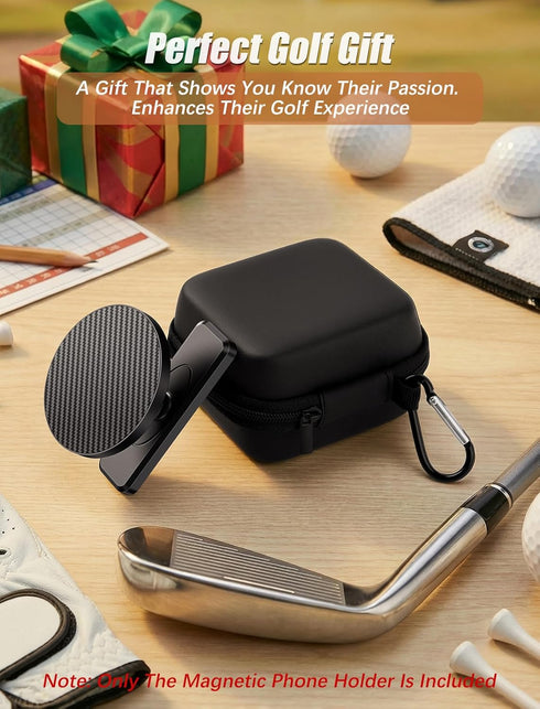MOKPR 12-17 N52 360 Magnetic Golf Cart Phone Holder Compatible with MagSafe for iPhone Series, Magnets Phone Mount