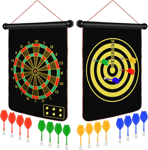 Vnmkp Magnetic Dart Board Outdoor Game Suitable for Children to Play Comes with