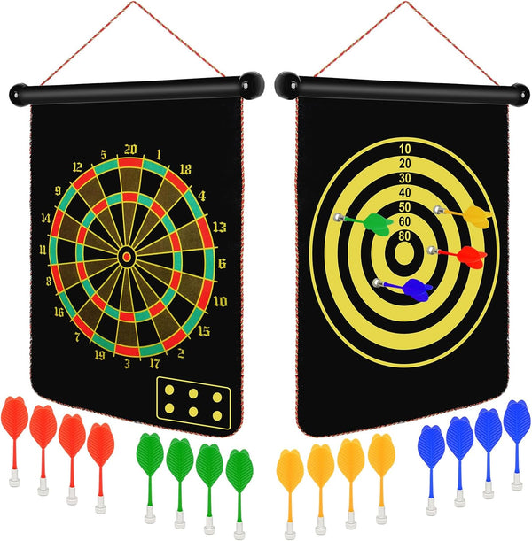 Vnmkp Magnetic Dart Board Outdoor Game Suitable for Children to Play Comes with
