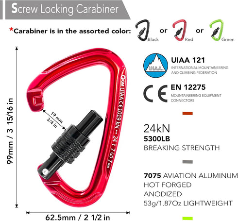GM CLIMBING Adjustable Foot Loop Ascender Sling for Rope Ascending - Climbing Gear SRT Rope Walking