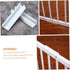 12 Pcs Safety Door Reinforcement Tools, Baby Gate and Stair Reinforcement Parts for Kids, White PVC Fence