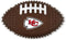 NFL Kansas City Chiefs Mega-chew Hard Nylon Bacon-flavored Dog Bone Football Chew