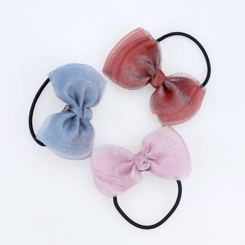 Generic Silkie Hair Bows and Headbands for Chicken - Costume Headwear, Hand Wash Only, Tulle and Elastic, Bright