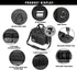 Gun Range Bag for Handguns and Ammo - Tactical Pistol Case, Large Duffle Bags for Shooting Range