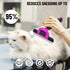 Pet Deshedding Tool Cleaning Brush, Stainless Steel Knot Detangler Comb for Dogs & Cats, Reduces Shedding