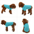 Lovelonglong Pet Clothing Dog Costumes, Basic Blank T-Shirt Tee Shirts for Small Dogs (Turquoise, M)