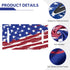 Golf Cart Seat Cover, 100% Microfiber Golf Cart Seat Towel Blanket for All 2-Seater Carts (USA Flag)