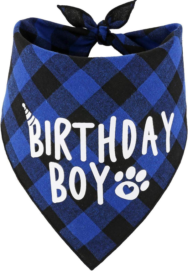 Dog Birthday Boy Bandana for Celebrating Your Pet's Special Day