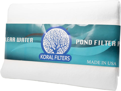 Aquarium Polishing Filter Pad, 50 Micron, 24" x 36", Water Polishing Pad for Crystal Clear Fish Tank