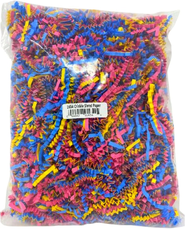 Bonka Bird Toys 1654 Crinkle Shred Paper foraging foot stuff, Multicolored for Parrot Budgie Finch