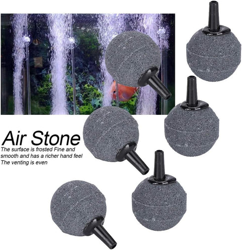 Aquarium Bubble Stone, 6 PCS Air Stone Bubble Ball Shape 25mm Mineral Bubble Diffuser Airstones for Fish