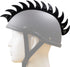 Reflective Punk Rubber Mohawk Warhawk Wig Accessory for Ski Skate Bike Motorcycle Helmet