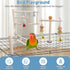 PINVNBY Bird Playground Parrot Play Gym with Wooden Perches, Ladders, and Swing Toy for Small Birds