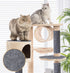 Trimmable Cat Scratching Mat, 78.7"x15.8" Self-Adhesive Cat Scratching Post Pad for Couch and Furniture