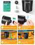 Multi-Functional Kayak Cup Holder, Large Capacity Drink, Phone, and Fishing Tool Holder, Track Mount Install
