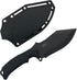 Hunting Survival Cleaver Knife, 9" Full Tang Fixed Blade with Extra FRN Handle Scales, MOLLE Clip Carry