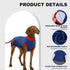 IDOMIK Dog Recovery Suit for Female Spay - Adjustable Anti-Licking Onesie, Soft Wound Bandage & E-Collar Alternative