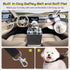 CHZUOBER 11lbs(Black) Center Console Dog Car Seat, Detachable and Washable Inner Lining Dog Car Seat Anti-Collapse