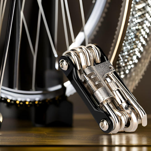 Ultimate Bike Multitool Kit, Lightweight Stainless Steel, Includes Chain Breaker, Tire Repair Kit, Motorcycle