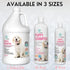 Tearless Puppy Shampoo and Conditioner 1 Gallon - Anti Itch Dog Shampoo for Sensitive Skin, Coconut Oil Oatmeal