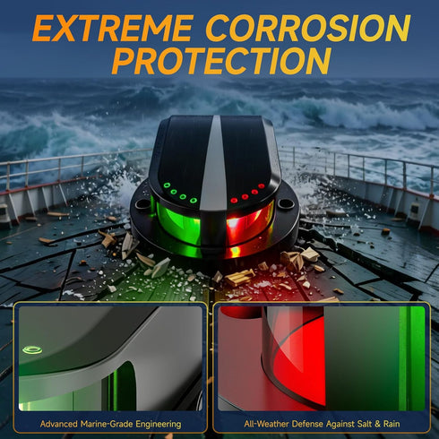 IP67 Boat Navigation Lights Red and Green, Bow Lights for Boats LED Waterproof, Boat Light Marine Running Light