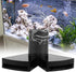 Aquarium Water Outlet, Acrylic Fish Tank Double Duckbill Nozzle Rotate Flowing Pipe Water Outlet Return Aquarium Extended Rotating Water Outlet Fish Tank Pump Fitting
