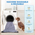2 Pack 63"x63" Fostanfly Non-Slip Washable Pee Pads for Dogs, Large Ultra-Absorbent and Leak-Proof Reusable Potty