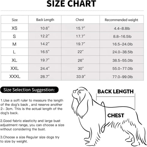 Dog Onesie Prevent Shedding - Surgery Recovery Suit for Pets, Bodysuit Sport Shirt (XS, Lake Blue)